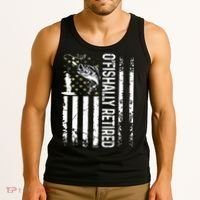 OFishally Retired Dad Fathers Day Coolest Fisherman Tank Top thumb 3