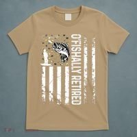 OFishally Retired Dad Fathers Day Coolest Fisherman T-Shirt thumb 5