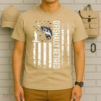 OFishally Retired Dad Fathers Day Coolest Fisherman T-Shirt thumb 6