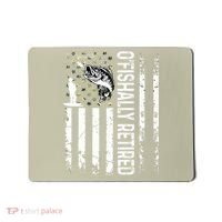 OFishally Retired Dad Fathers Day Coolest Fisherman Mousepad thumb 0