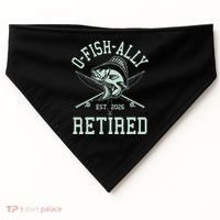 O-Fish-Ally Retired EST 2026 USA-Made Doggie Bandana thumb 0