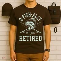 O-Fish-Ally Retired EST 2026 T-Shirt thumb 6