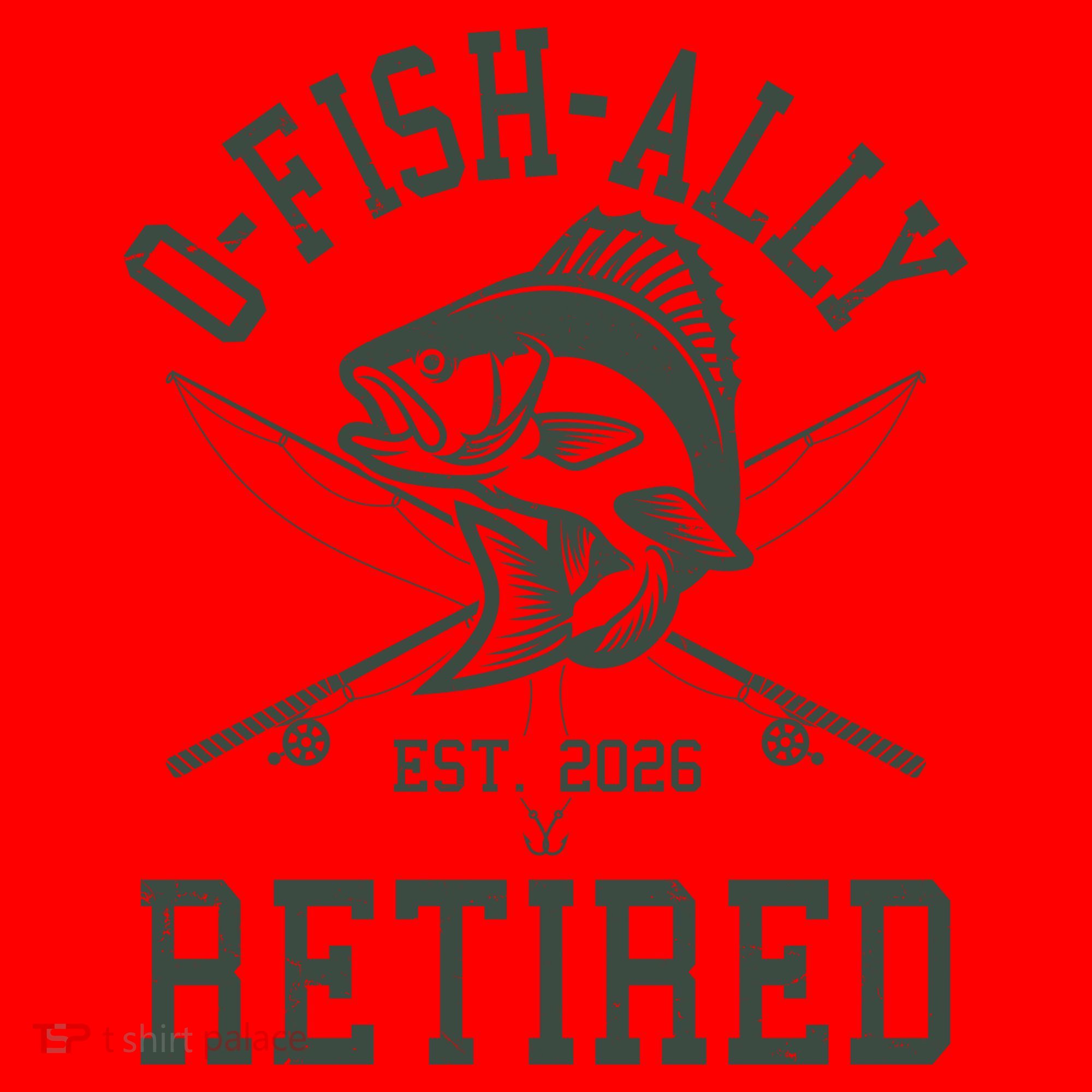 O-Fish-Ally Retired EST 2026 Santa Hat