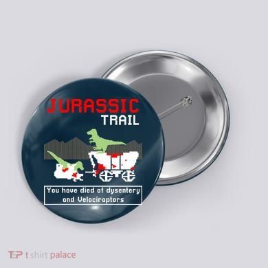 Oregon Jurassic Trail Button