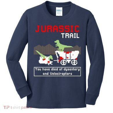 Oregon Jurassic Trail Kids Long Sleeve Shirt