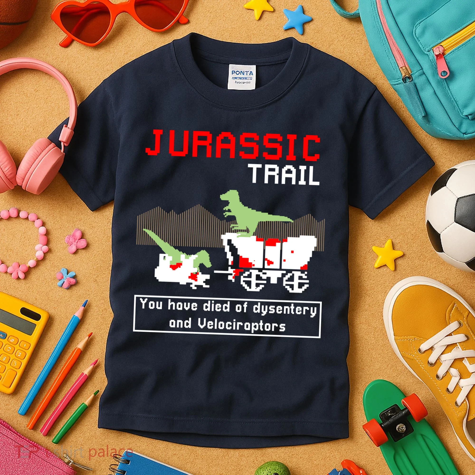 Oregon Jurassic Trail Kids T-Shirt