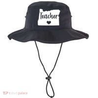 Oregon Teacher Red For Ed Bucket Hat thumb 0