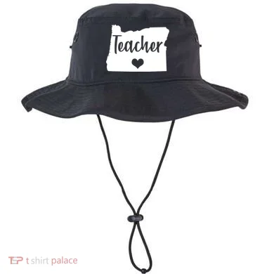Oregon Teacher Red For Ed Bucket Hat
