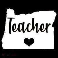 Oregon Teacher Red For Ed Bucket Hat thumb 4