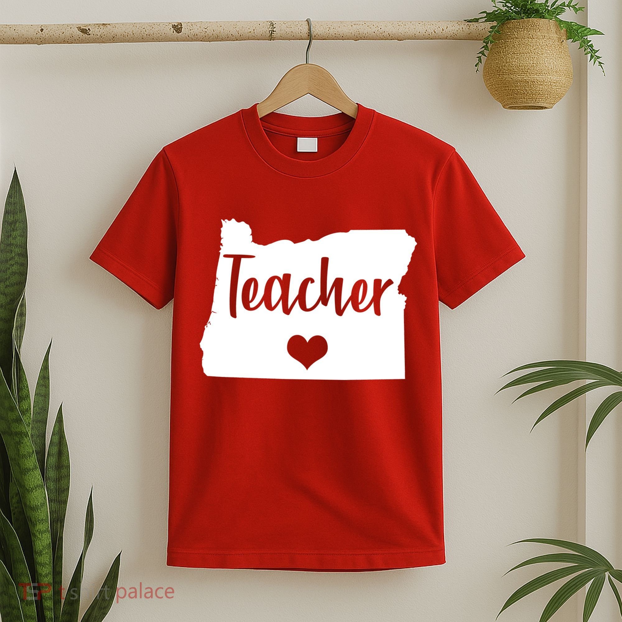 Oregon Teacher Red For Ed T-Shirt