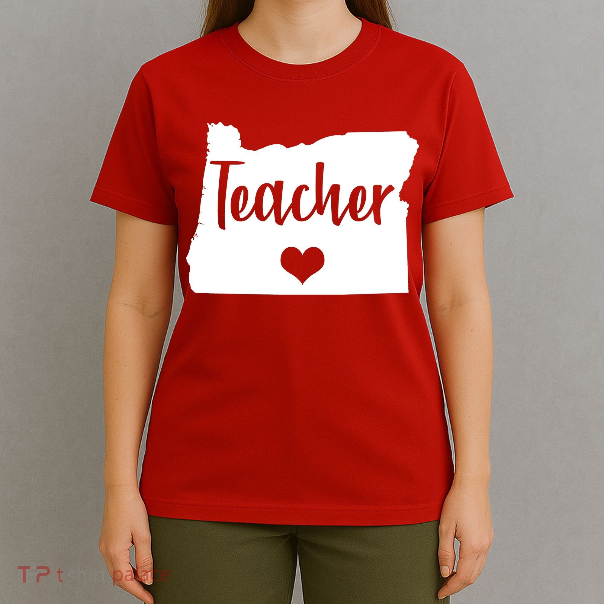 Oregon Teacher Red For Ed T-Shirt