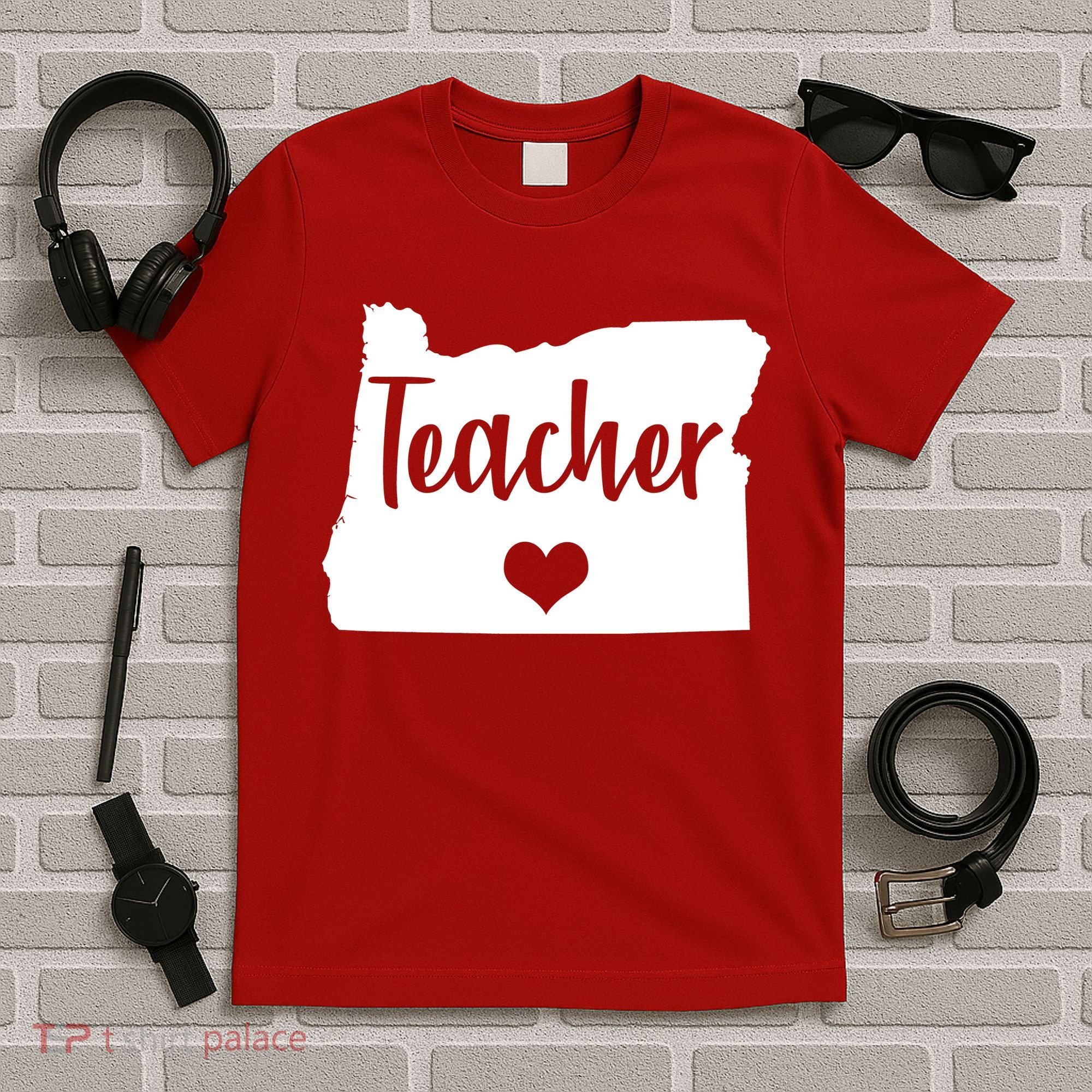 Oregon Teacher Red For Ed T-Shirt