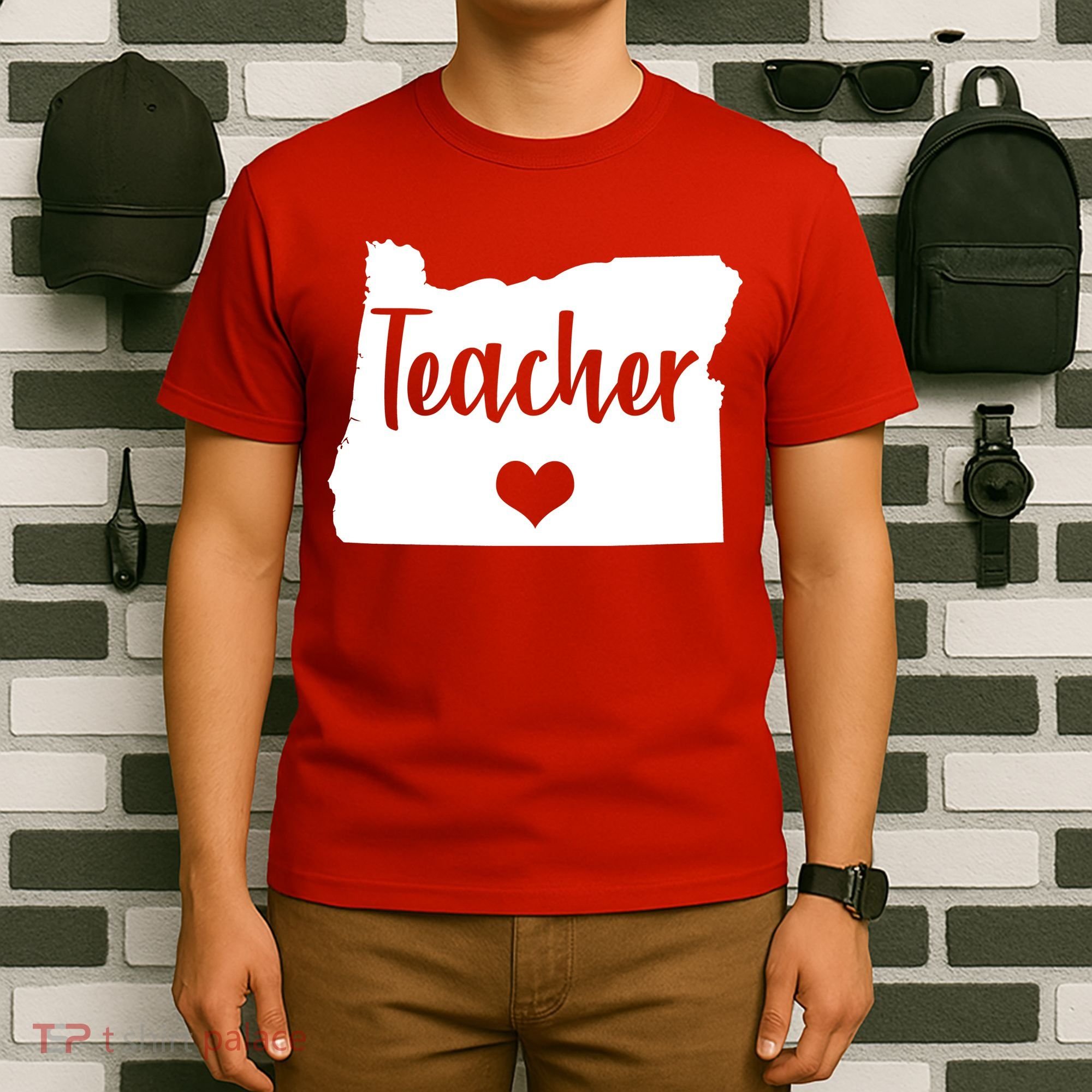 Oregon Teacher Red For Ed T-Shirt