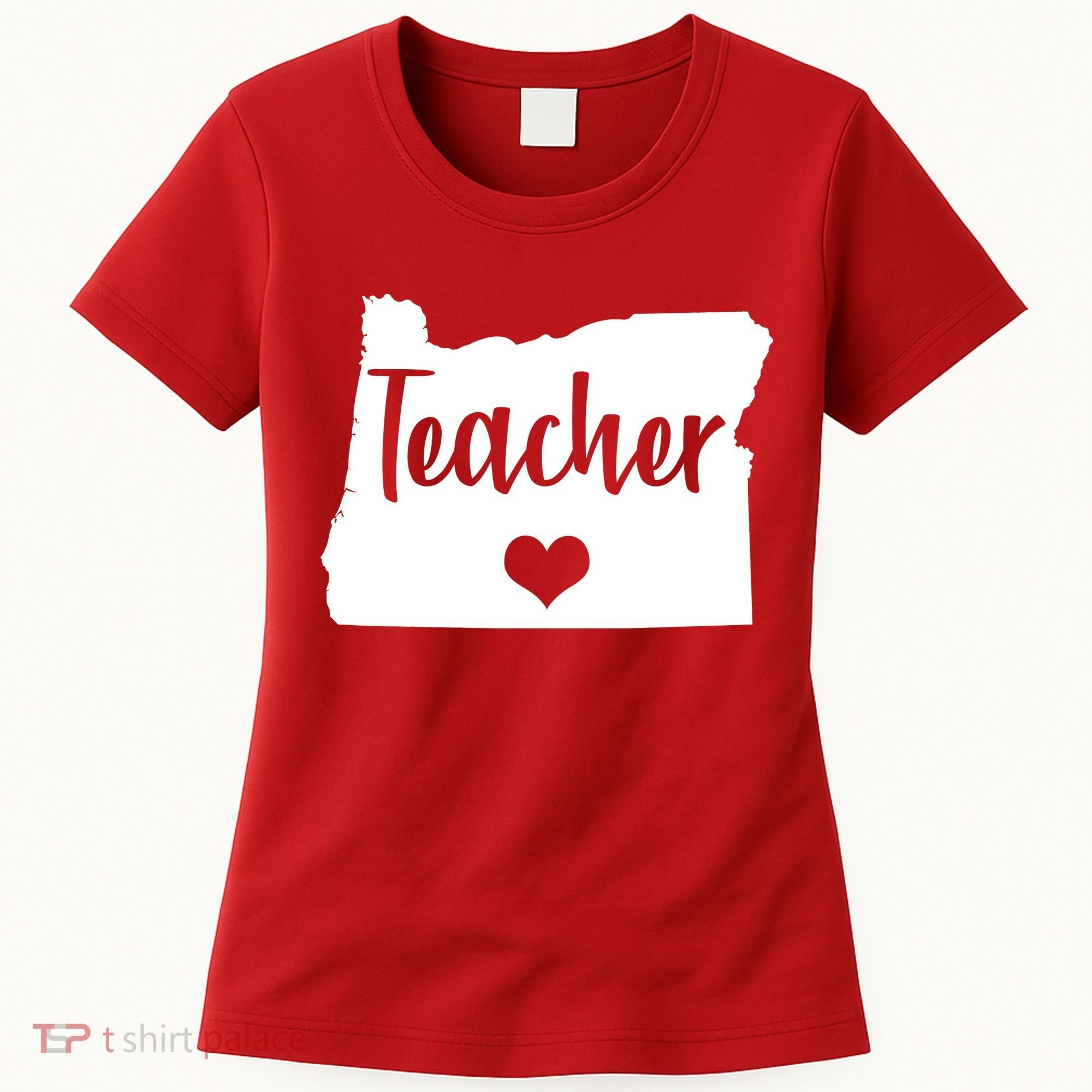 Oregon Teacher Red For Ed Women's T-Shirt