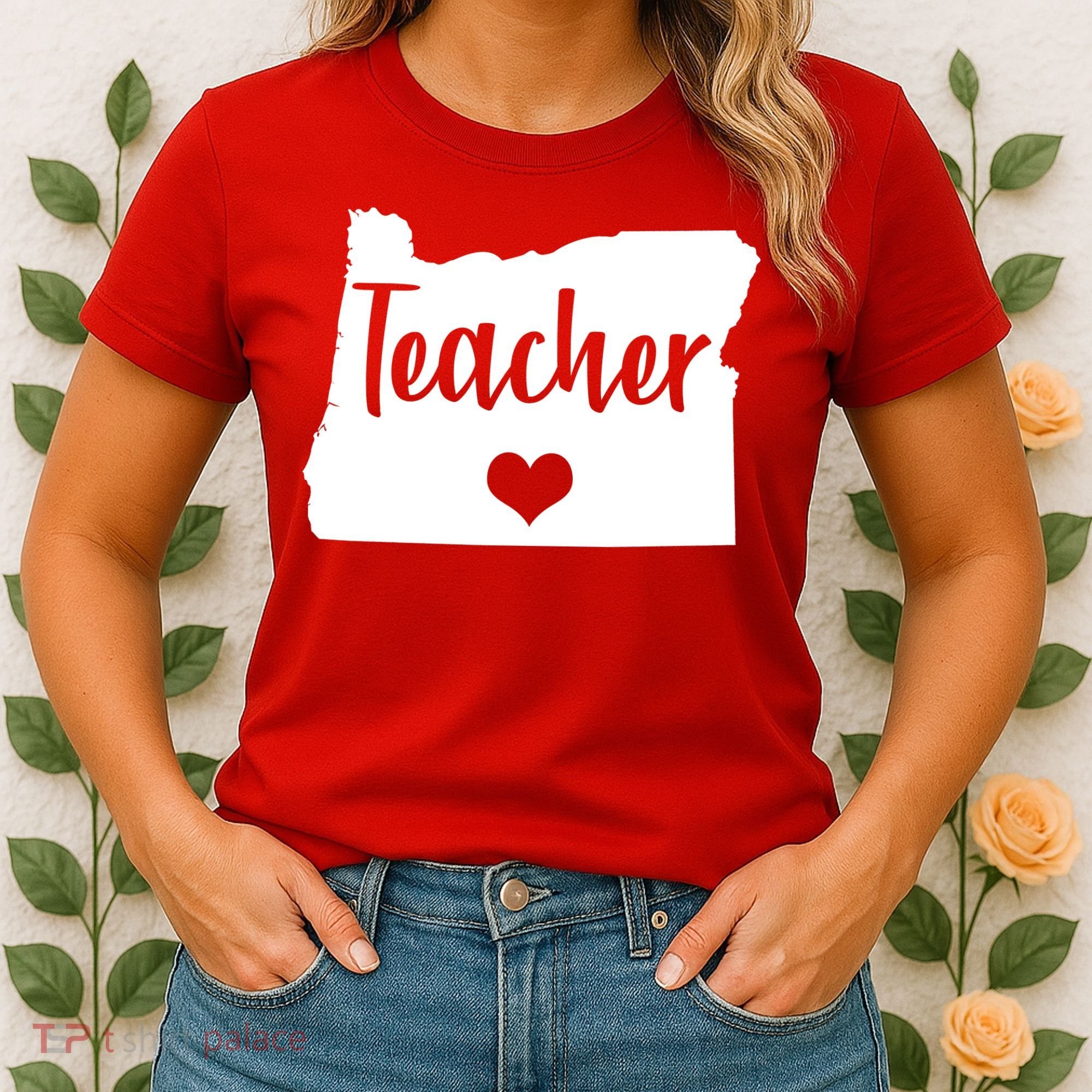 Oregon Teacher Red For Ed Women's T-Shirt