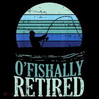 Ofishally Retired Fishing Retro Retirement Dad Gift Ornament thumb 1