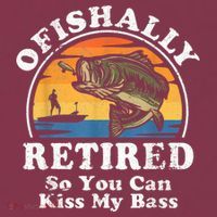 Ofishally Retired Funny Bass Fishing Retirement Gift For Men 16oz Travel Tumbler thumb 2