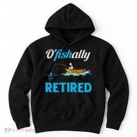 OFishally Retired Funny Fisherman Retirement Gift Hoodie thumb 0