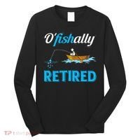 OFishally Retired Funny Fisherman Retirement Gift Long Sleeve Shirt thumb 0