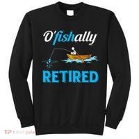 OFishally Retired Funny Fisherman Retirement Gift Sweatshirt thumb 0