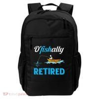 OFishally Retired Funny Fisherman Retirement Gift Backpack thumb 0