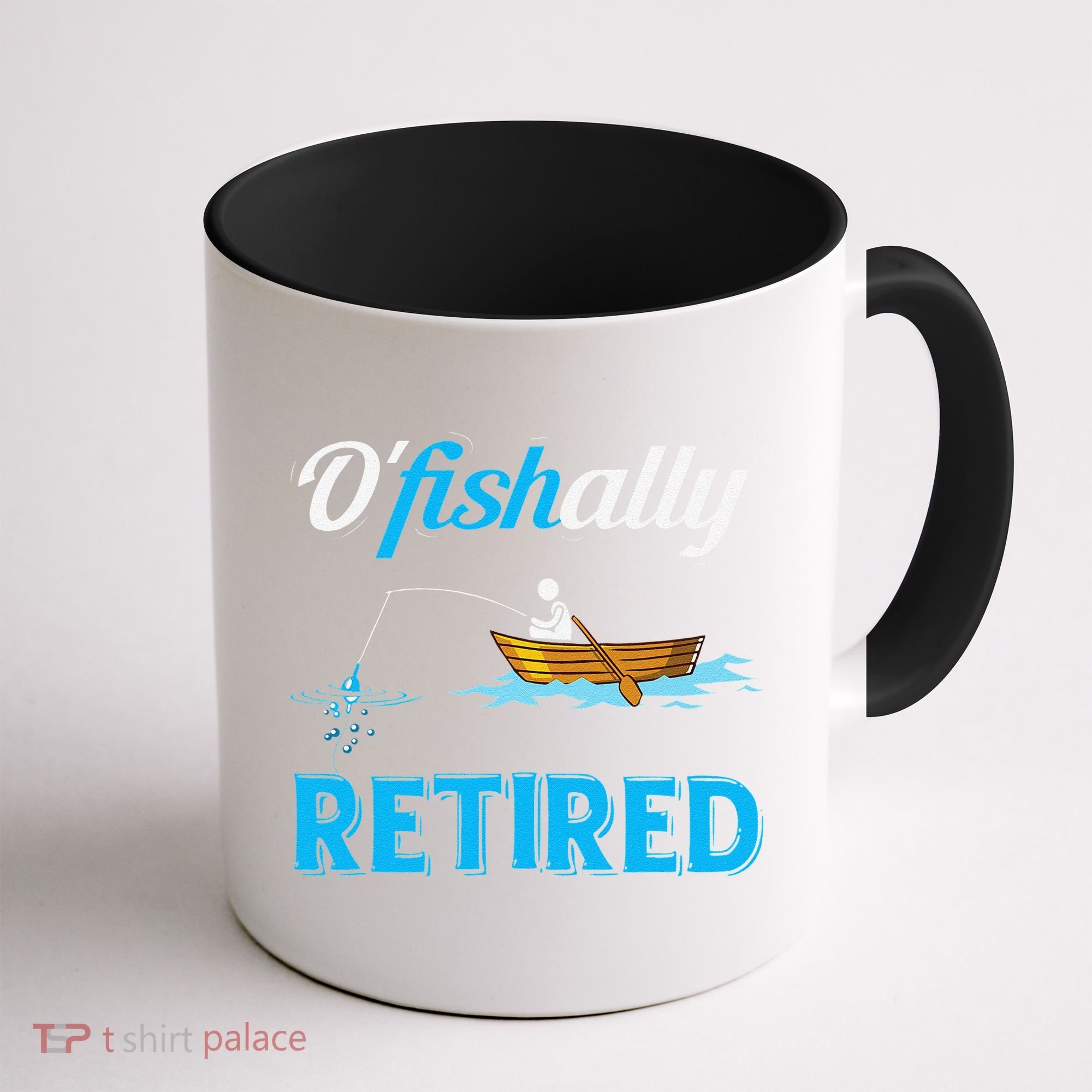 OFishally Retired Funny Fisherman Retirement Gift Coffee Mug
