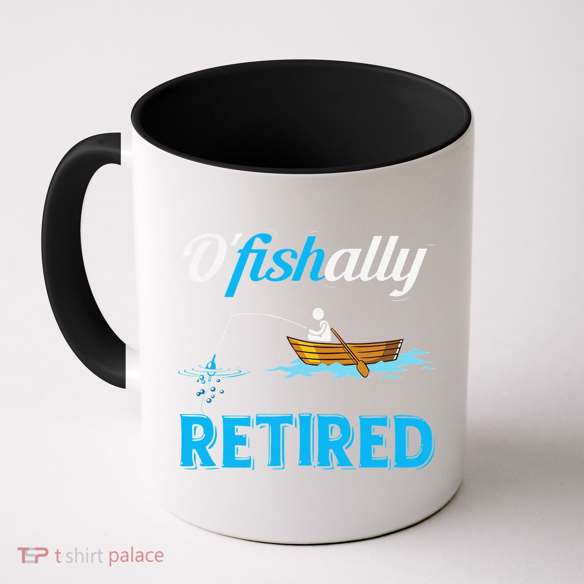 OFishally Retired Funny Fisherman Retirement Gift Coffee Mug
