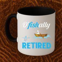 OFishally Retired Funny Fisherman Retirement Gift Coffee Mug thumb 2