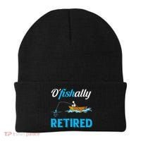 OFishally Retired Funny Fisherman Retirement Gift Beanie thumb 0