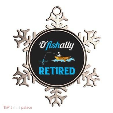 OFishally Retired Funny Fisherman Retirement Gift Ornament