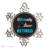 OFishally Retired Funny Fisherman Retirement Gift Ornament thumb 0