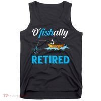 OFishally Retired Funny Fisherman Retirement Gift Tank Top thumb 0