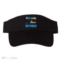 OFishally Retired Funny Fisherman Retirement Gift Visor thumb 0