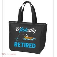 OFishally Retired Funny Fisherman Retirement Gift Tote Bag thumb 3