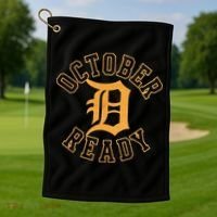 October Ready Funny For Ready Tiger Golf Towel thumb 1