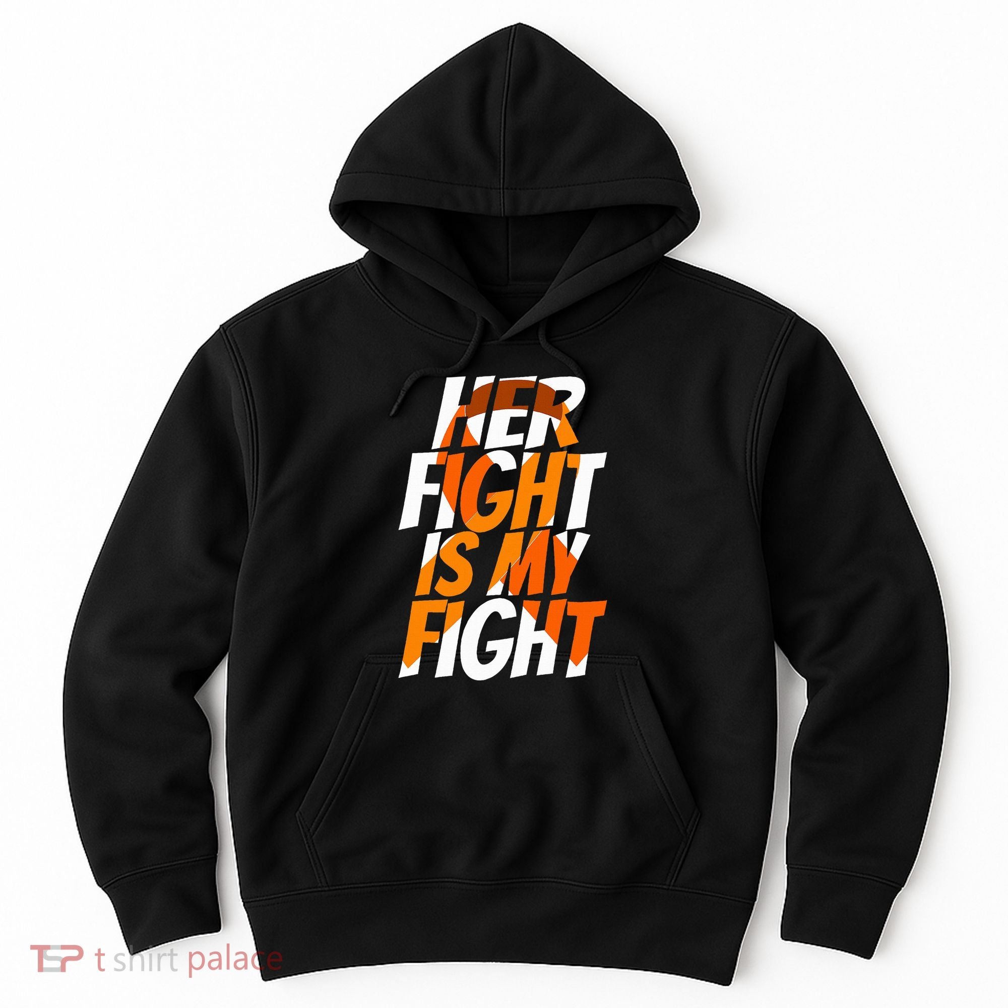 Orange Ribbon for Her Products Leukemia Awareness Hoodie