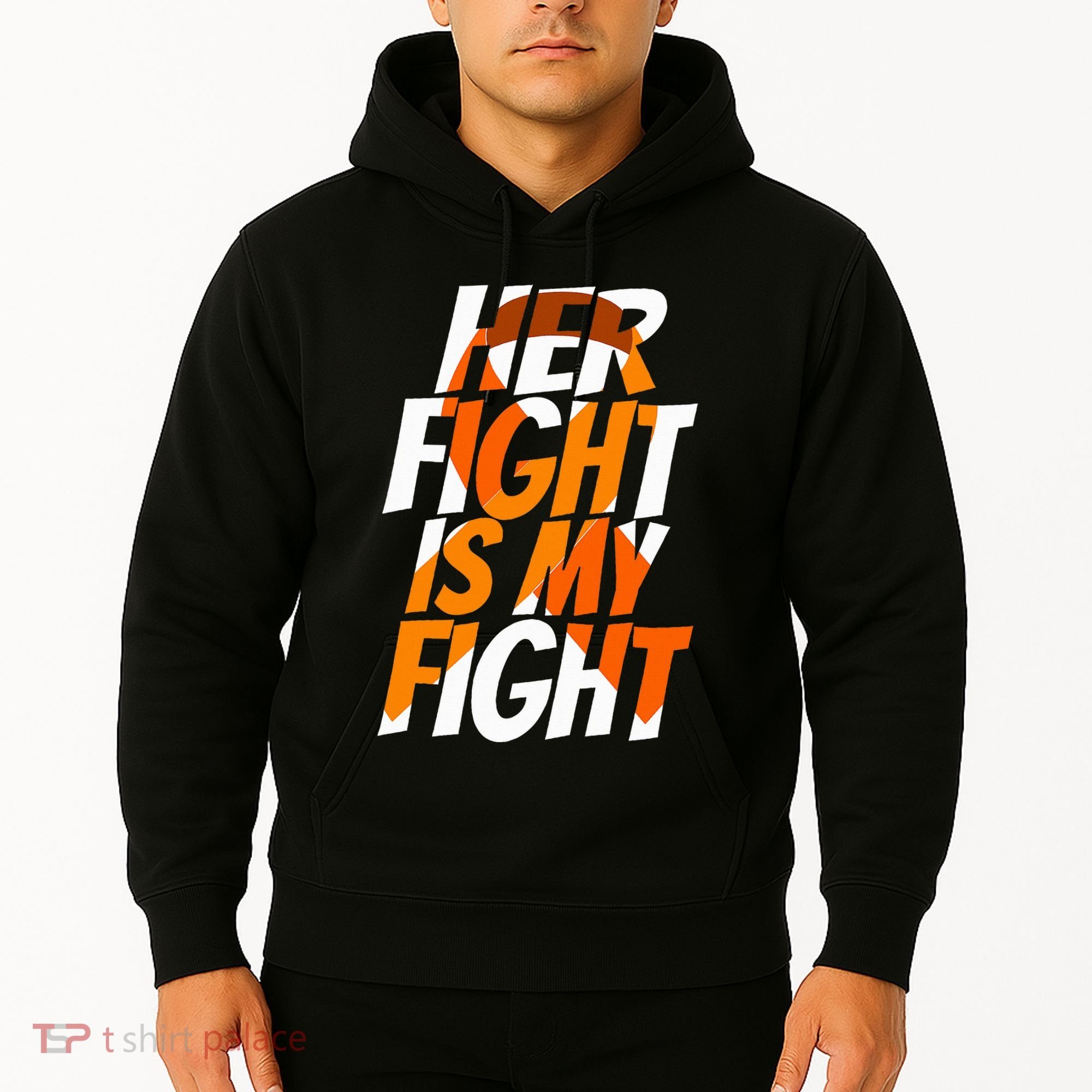 Orange Ribbon for Her Products Leukemia Awareness Hoodie