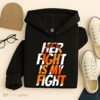 Orange Ribbon for Her Products Leukemia Awareness Hoodie thumb 4