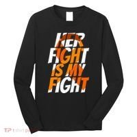 Orange Ribbon for Her Products Leukemia Awareness Long Sleeve Shirt thumb 0