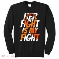 Orange Ribbon for Her Products Leukemia Awareness Sweatshirt thumb 0