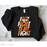 Orange Ribbon for Her Products Leukemia Awareness Sweatshirt thumb 2