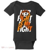 Orange Ribbon for Her Products Leukemia Awareness Baby Bodysuit thumb 0