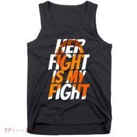 Orange Ribbon for Her Products Leukemia Awareness Tank Top thumb 0