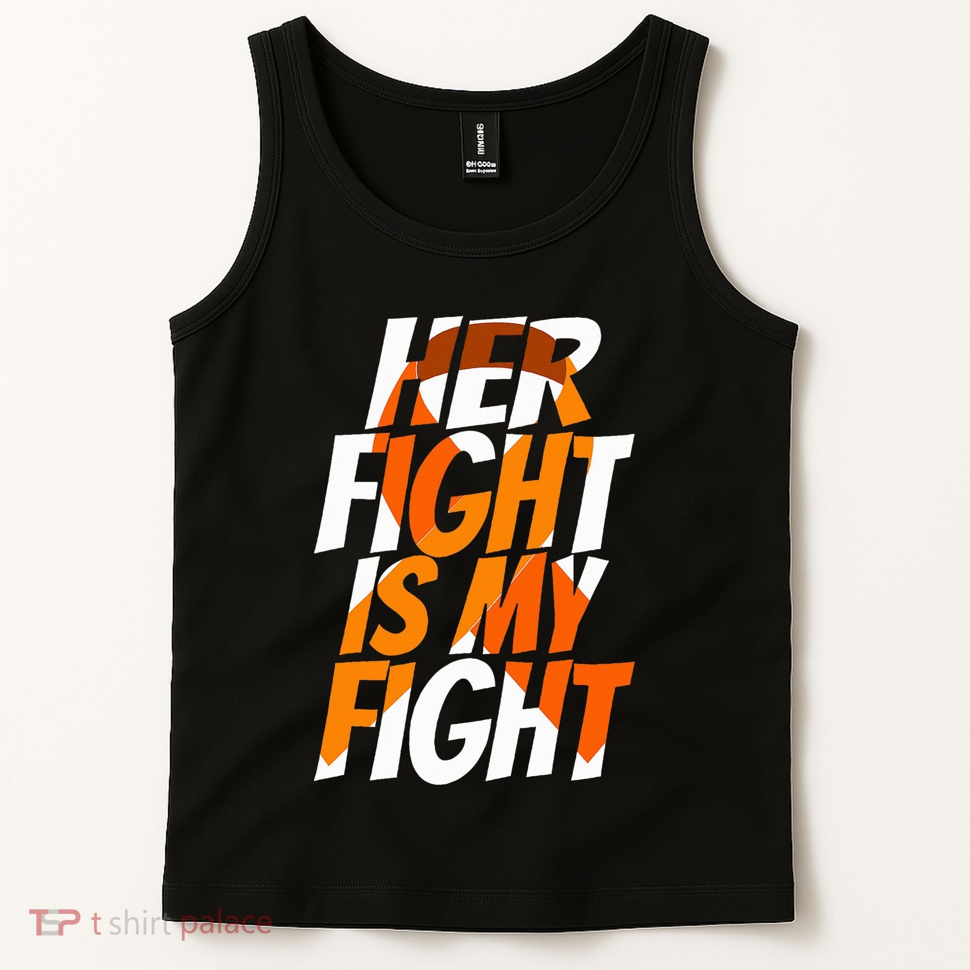 Orange Ribbon for Her Products Leukemia Awareness Tank Top