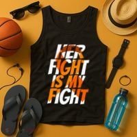 Orange Ribbon for Her Products Leukemia Awareness Tank Top thumb 4