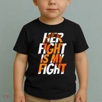 Orange Ribbon for Her Products Leukemia Awareness Toddler T-Shirt thumb 2