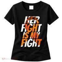 Orange Ribbon for Her Products Leukemia Awareness Women's T-Shirt thumb 0