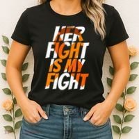 Orange Ribbon for Her Products Leukemia Awareness Women's T-Shirt thumb 2