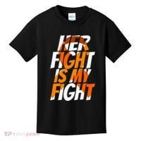Orange Ribbon for Her Products Leukemia Awareness Kids T-Shirt thumb 0