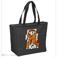 Orange Ribbon for Her Products Leukemia Awareness Tote Bag thumb 2